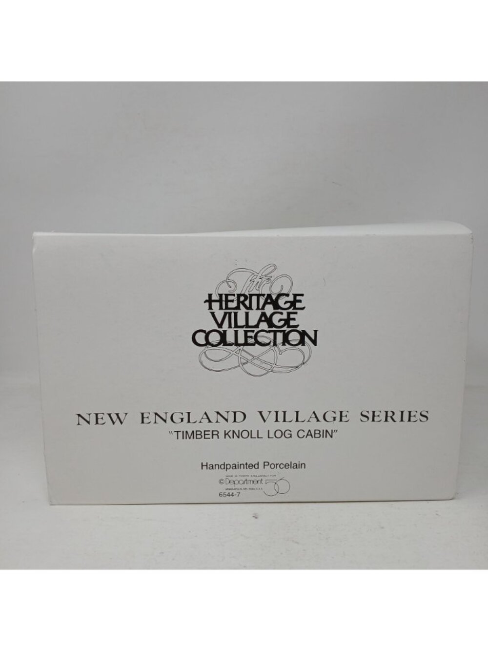 Dept 56 Timber Knoll Log Cabin New England Village Lit House W/Box VTG 1987 #GST - Picture 12 of 13